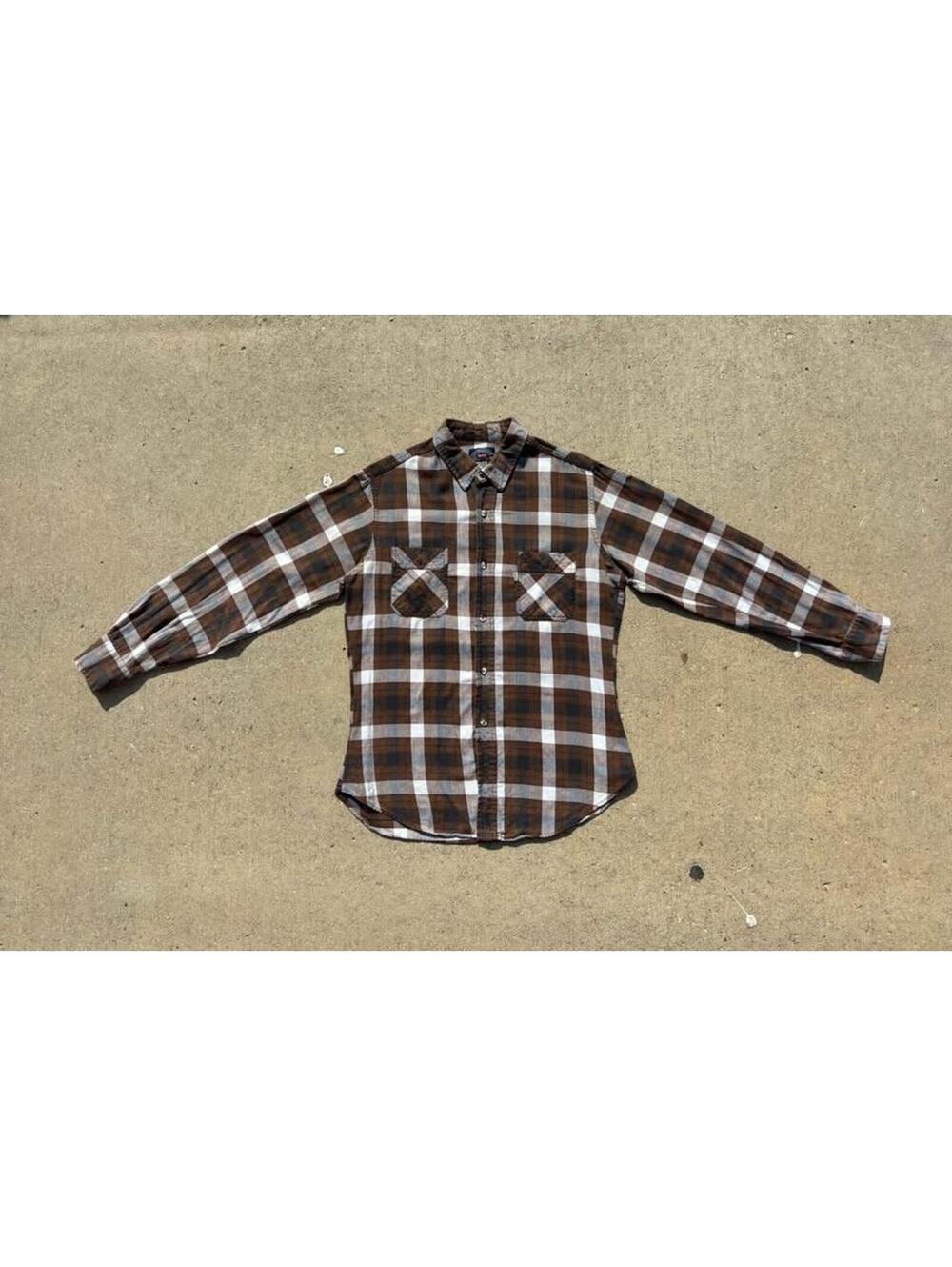 VERY RARE 70’s Levi White Tab Plaid Flannel Button up Shirt